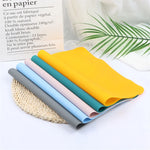 tapis silicone réutiliables 40x30cm bleu gris vert jaune rose moderne respectueux environnement