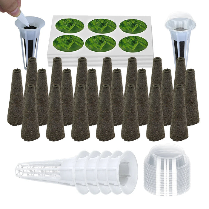 gélatines hydroponiques noires kit protection pinces autocollants pratique culture semis