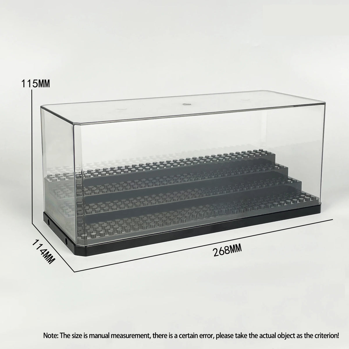 boîte rangement transparente moderne figurines acrylic respectueux environnement quatre couches minimalistes