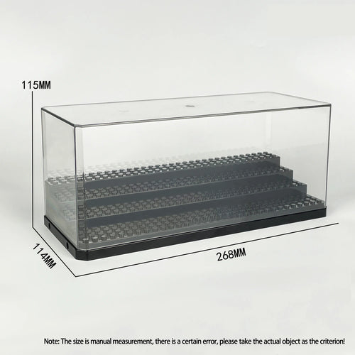 boîte rangement transparente moderne figurines acrylic respectueux environnement quatre couches minimalistes