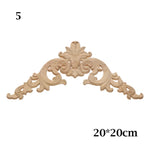 appliques decoratives bois floral sculptees baroques naturelles decoration murale farmhouse classic