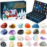 calendrier noel avent cristaux pierres naturelles bijoux bracelet bague chakras propriétes