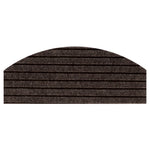 tapis marche antidérapant polyester texturé rouge noir vert pomme opalescent moderne 60cm 24cm