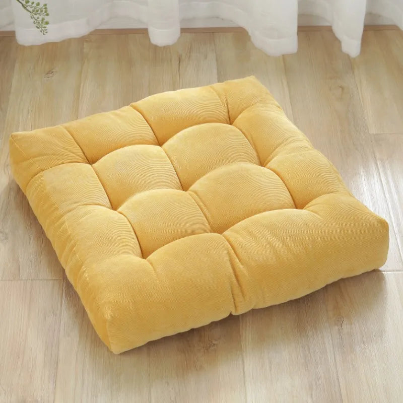 coussin sol velours épais violet vert moderne 53x53cm 45x45cm polyester anti décubitus