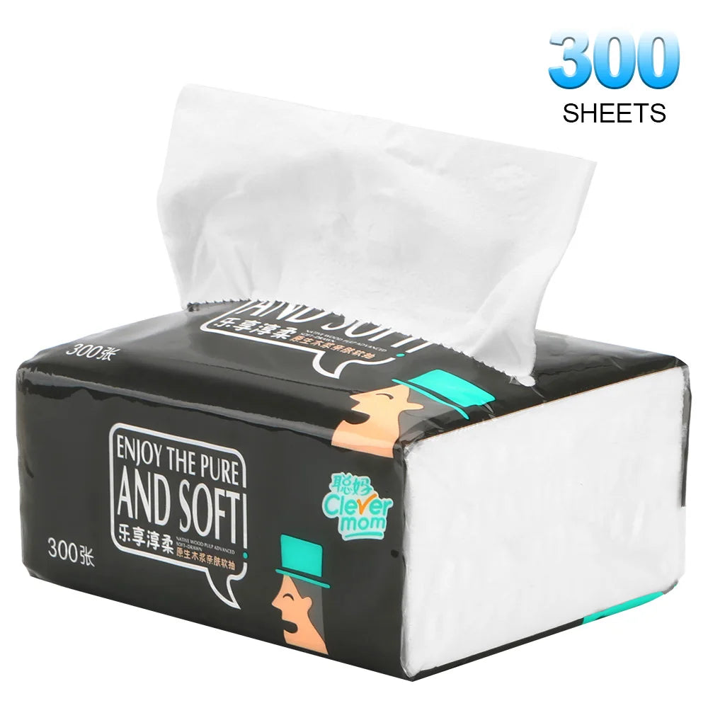 serviettes papier noir blanc imprimées moderne 300 feuilles papier opaque minimaliste