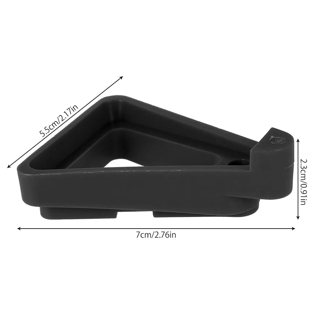 supports pot fleur noir orange clips modernes pots fleur fixations