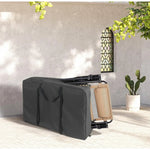 sac rangement polyester réutilisable tables pliantes noir gris utilitaire voyage