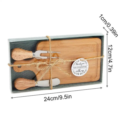 planche découper ensemble couteaux bois naturel rayures rustique anneau mariage noël décoration festive famille