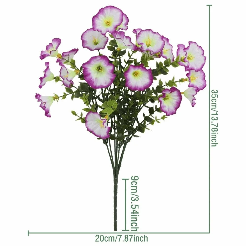 bouquet artificiel violet vert moderne décoration intérieur vase beige feuilles vertes anniversaire mariage