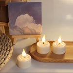 bougies led rechargeables blanc modernes télécommande chargeur usb inclusion adhésif minimaliste decorationintérieur