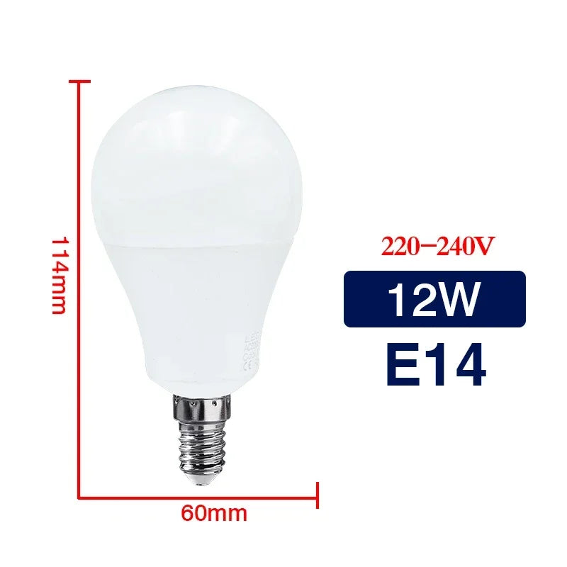 ampoule led blanche mate moderne base e27 e14 éclairage intérieur salon haute économie