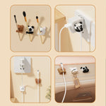 organiseur câbles animaux kawaii adhésif smartphones câbles usb décoration mignon clips winder
