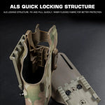 holster glock 17 19 lampe torch multicam camouflage noir mat vert ranger