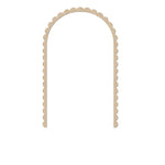 décoration murale bois arche bordure dentelée minimaliste bohème naturel festive accent