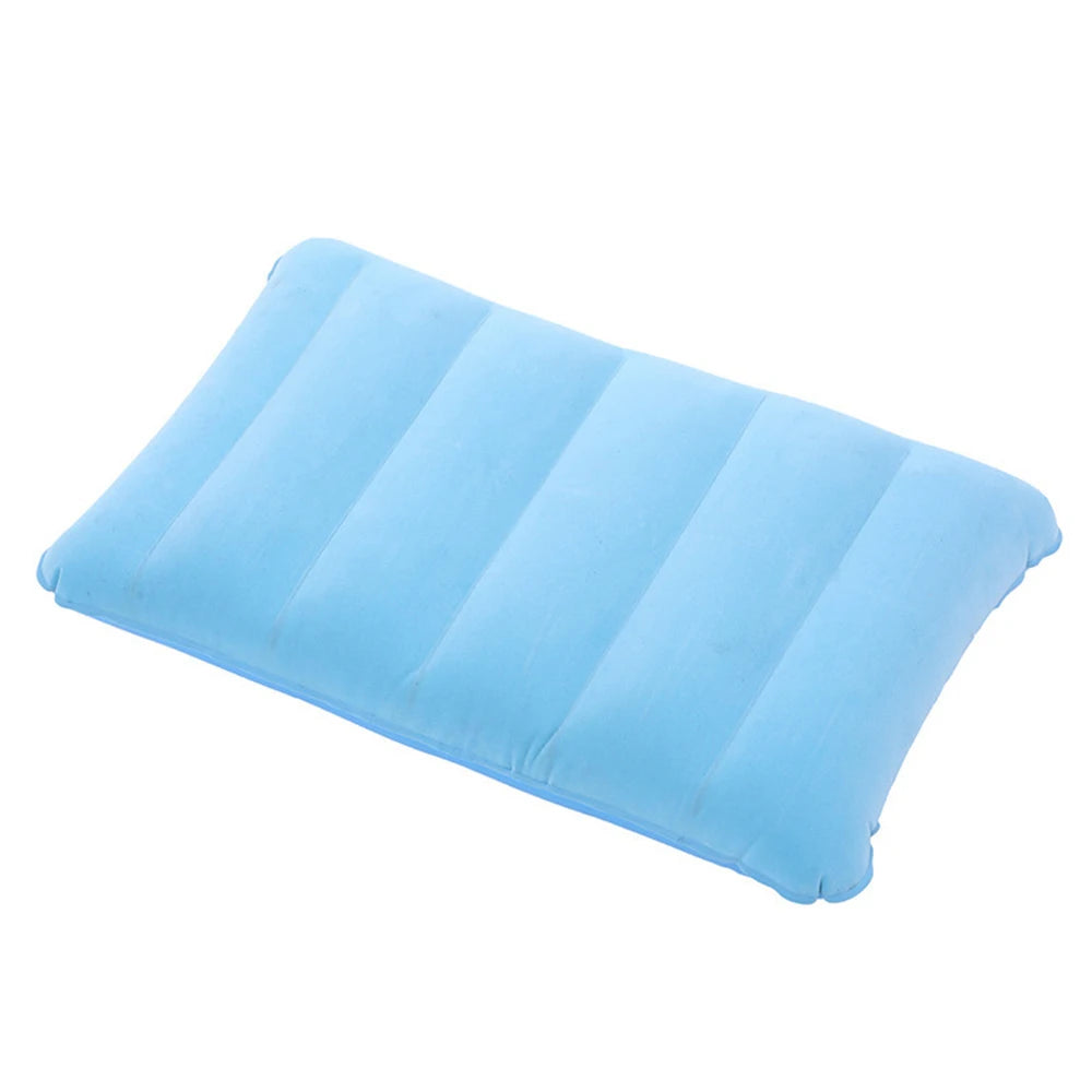 coussin gonflable portable cou coloré fibre pvc moderne imperméable extérieur camping voyage