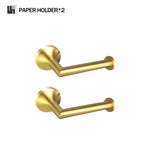 accessoires salle bain doré porte savon porte savonnette porte serviettes moderne minimaliste