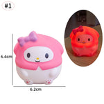 lampe table dessin animé hello kitty blanc rose cœur fraise verte bleue