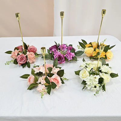 Couronne de bougie artificielle pour décoration de table Ombre Interieur