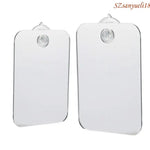 miroir sans buée ventouse transparent miroir argenté moderne minimaliste 20x24cm fixé crochet