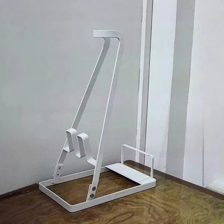 support aspirateur moderne blanc rangement vertical fixations utilisation multiple réutilisable(storage iron landmark livingroom)
