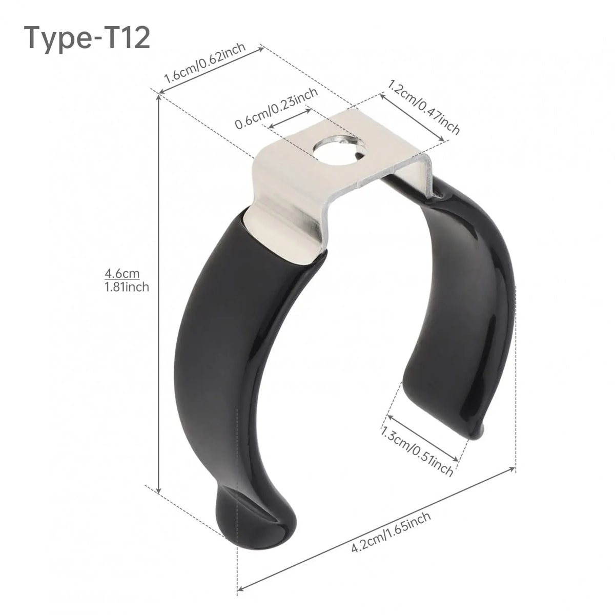 clips t5 t6 t8 t10 t12 noir blanc moderne abs cqc