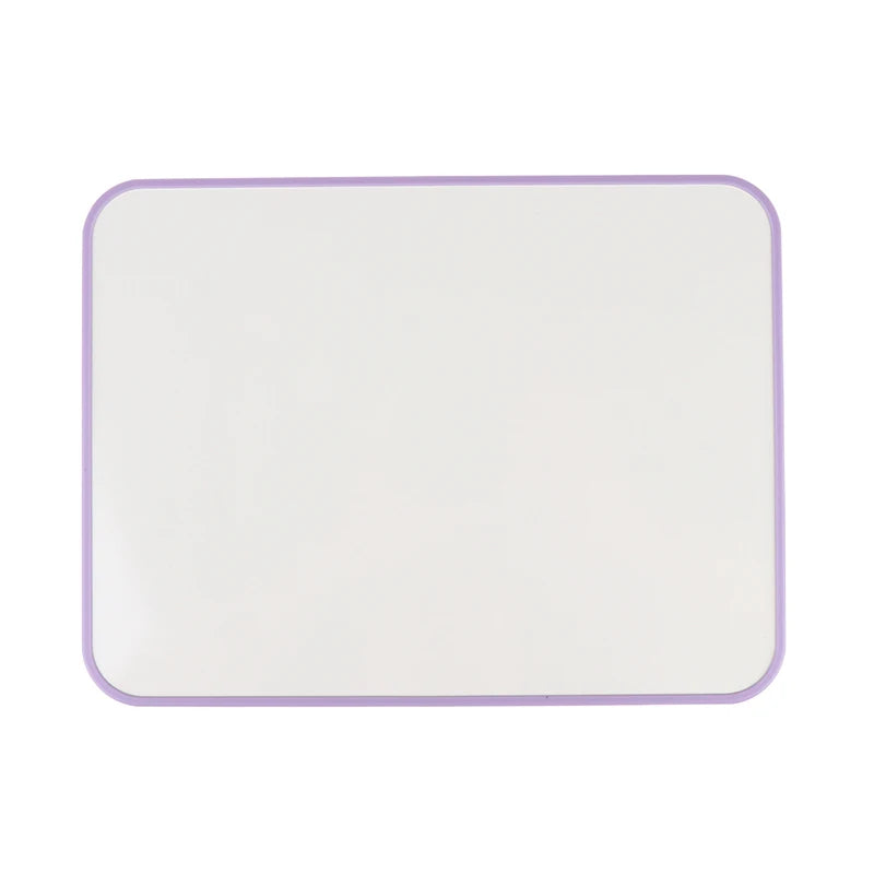 tablette dessin noire verte bleue rose violette moderne minimaliste bordure colorée 30.5cm 23cm