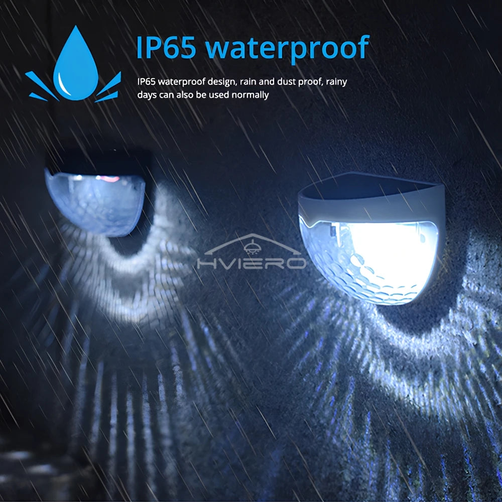 lumière solaire murale moderne perforée ip65 led noir blanc minimaliste