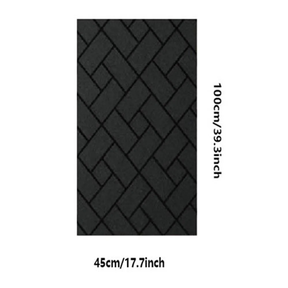 panneau décoratif moderne noir carreaux géométriques opacité 30x45cm 45x45cm 45x50cm 45x60cm 45x78cm