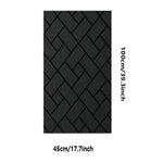 panneau décoratif moderne noir carreaux géométriques opacité 30x45cm 45x45cm 45x50cm 45x60cm 45x78cm