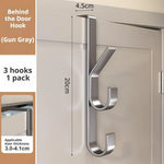 porte sacs mural blanc adhésif griffes moderne minimaliste PVC