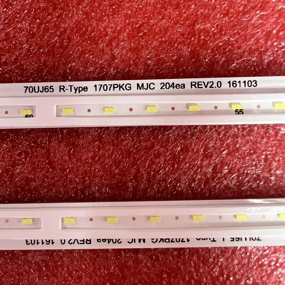 barres lumineuses led blanc modernes clips fixation sans cable aluminium
