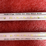 barres lumineuses led blanc modernes clips fixation sans cable aluminium