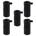 supports câble tissés noirs modernes vis fixations 20mm 40mm transparents ab