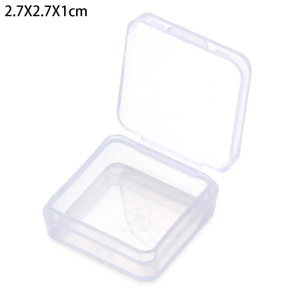 boîte rangement transparente moderne clip ruban adhésif papier stylo école organisation