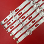 bande lumineuse led blanc moderne clips transparents câble usb 110v 240v 6pcs tv