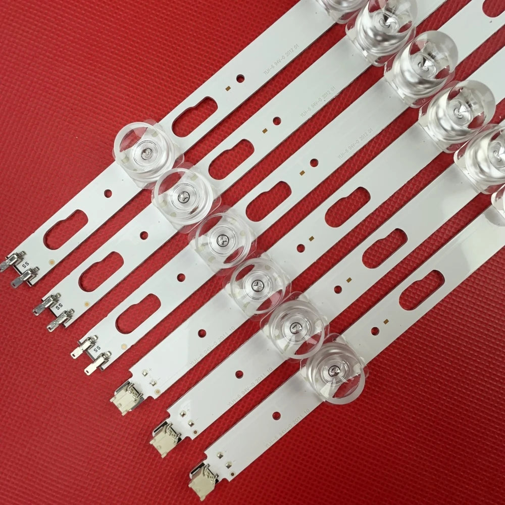 bande lumineuse led blanc moderne clips transparents câble usb 110v 240v 6pcs tv