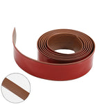 bande seuil caoutchouc rouge imitation bois adhésive sols moderne 200x4cm