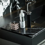 plateau marbre noir blanc moderne plateau rangement marbre naturel salle bain accessoires