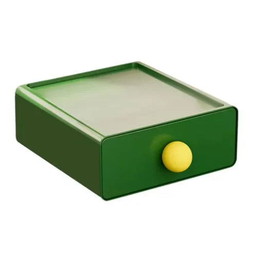 boîtes rangement tiroirs grandes capacités vert blanc rouge modernes minimalistes