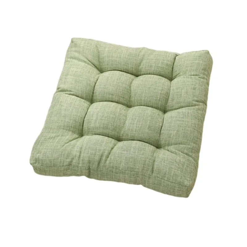 coussin siège rond polyester tissage fin rayé moderne couleur rose clair confortable 45x45cm