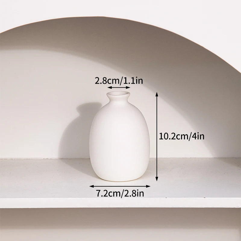 vases céramique blanc rayures verticales modernes décoration table maison floral