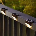 lumière solaire moderne noire blanche semi transparente clips extérieure décoration jardin cloison escalier