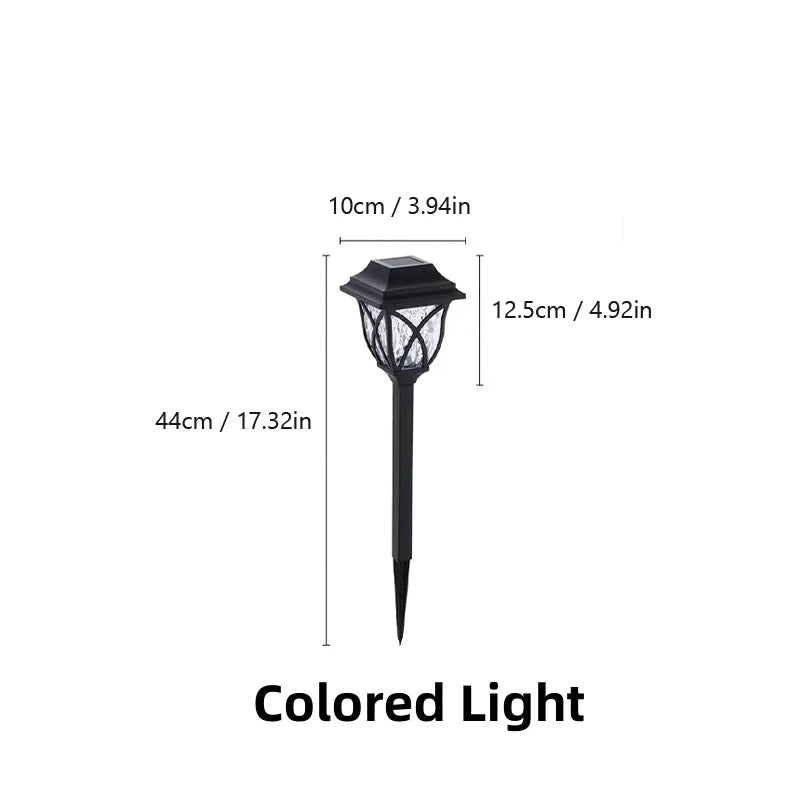 lumière solaire led moderne jardin pelouse noire ip65 abaque fixe panneau solaireaccumulateur