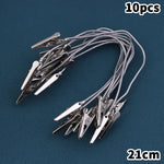 clips métalliques flexibles argentés minimaliste décoration maison bricolage vase cylindrique coupelles fleurs artificielles
