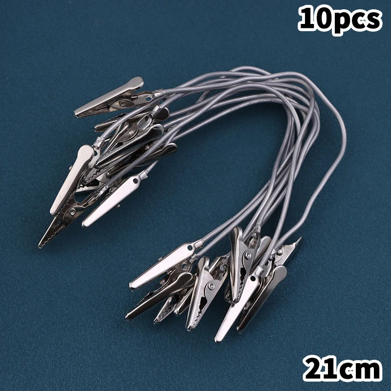 clips métalliques flexibles argentés minimaliste décoration maison bricolage vase cylindrique coupelles fleurs artificielles
