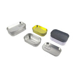 boîtes métalliques rangement bijoux pilules porte bijoux moderne minimaliste couvercle argentées