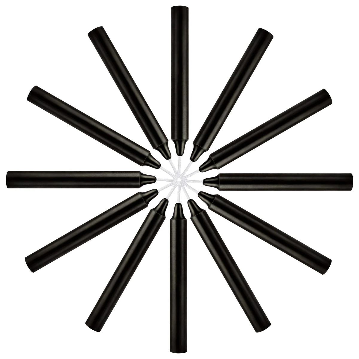 bougies noires cire haute qualité boîte décorative support bois moderne ambiance mystérieuse maison