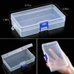 boîtes rangement bijoux transparentes modernes compartiments réglables épingles petites pierres