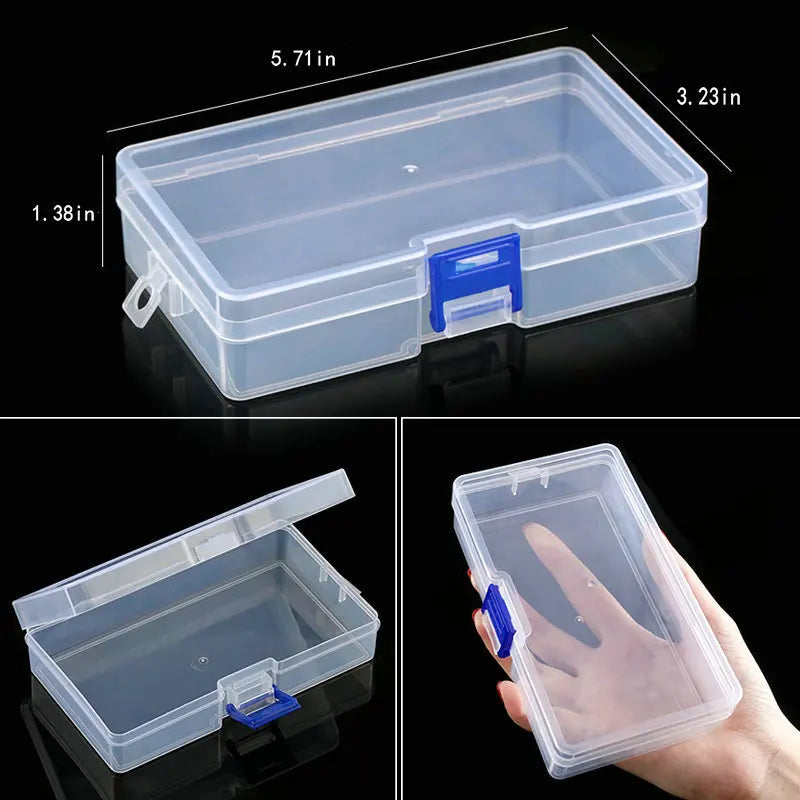 boîtes rangement bijoux transparentes modernes compartiments réglables épingles petites pierres