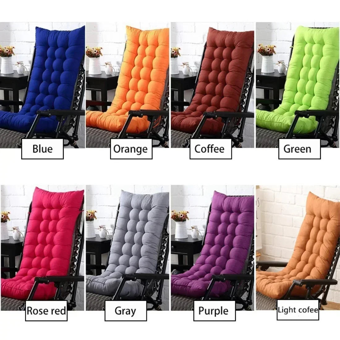 coussin chaise bascule rouge violet vert bleu orange gris moderne boucle arrière polyester coton